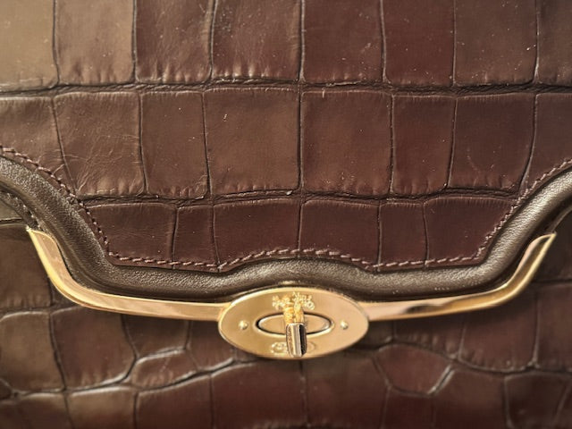 RARE COACH Rogue Genuine Alligator Handbag LOT PUR001