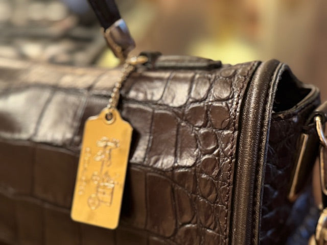 RARE COACH Rogue Genuine Alligator Handbag LOT PUR001